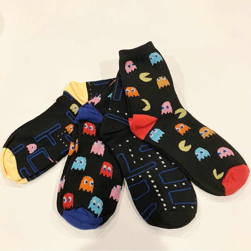 Retro Arcade Themed Casual Socks Set